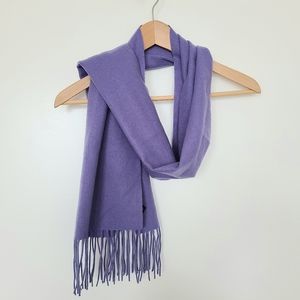 100% Cashmere Fringe Scarf